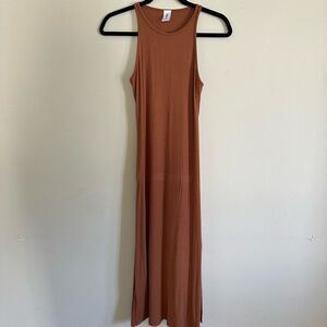 Brand new Abound brown tank dress maxi xs